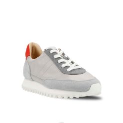 corredor de maratona trilha cinza Novesta F8F8V124 tênis