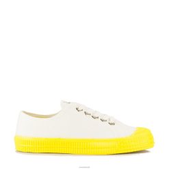 s.m.10 branco/823 amarelo Novesta F8F8V207 sapatos veganos