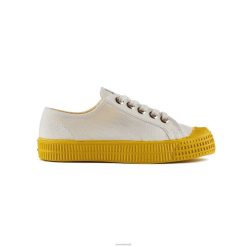 s.m.kid 10 branco/823 amarelo Novesta F8F8V269 sapatos veganos