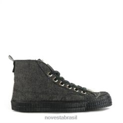 SD. jap.denim preto Novesta F8F8V219 sapatos veganos