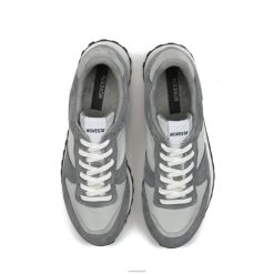 trilha da maratona toda cinza Novesta F8F8V166 tênis